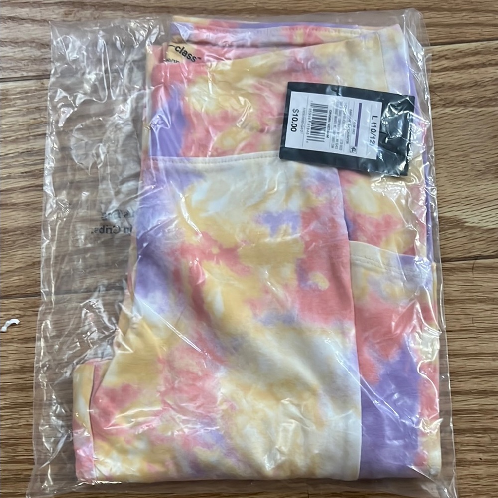 Colorful Tie-Dye Kids Leggings
